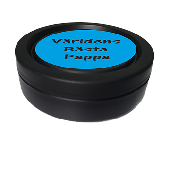 Snusdosa Världens Bästa Pappa Blå/Svart