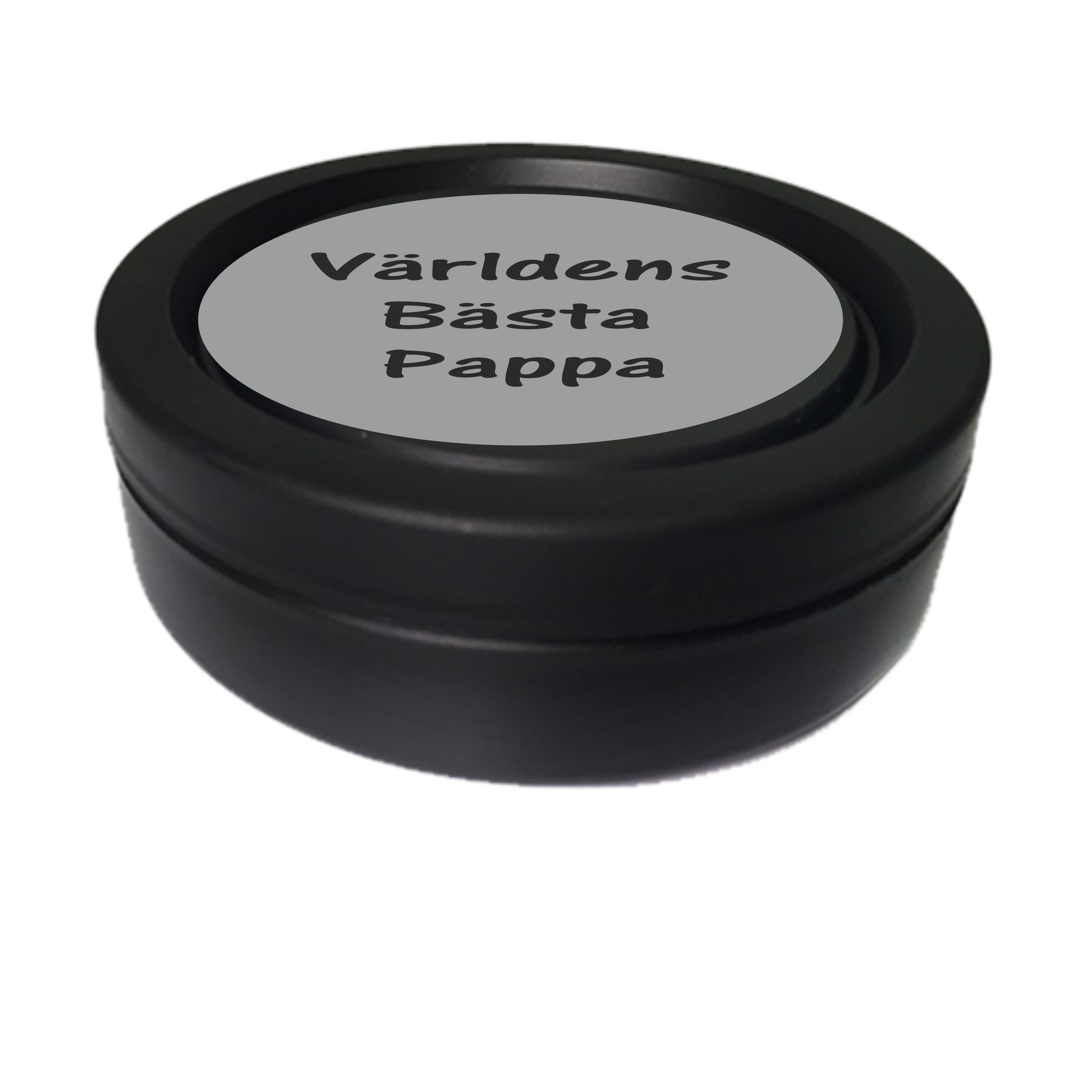 Snusdosa Världens Bästa Pappa  Grå/Svart