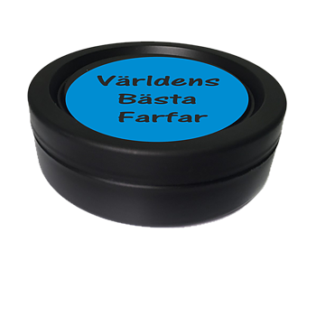 Snusdosa Världens Bästa Farfar Blå/Svart