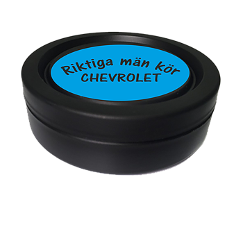 Snusdosa  Blå Svart Riktiga män kör CHEVROLET