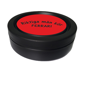 Snusdosa Riktiga män kör FERRARI
