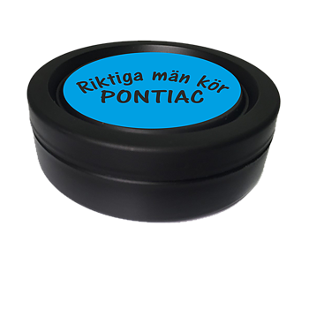 Snusdosa Blå Svart  Riktiga män kör PONTIAC 