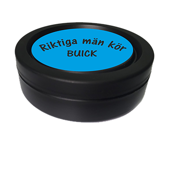 Snusdosa Blå Svart  Riktiga män kör BUICK