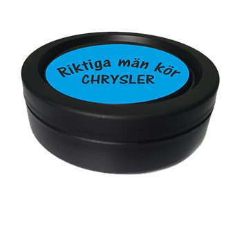 Snusdosa Blå Svart Riktiga män kör CHRYSLER