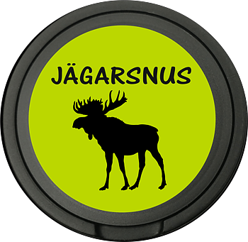 Snusdosa för portionssnus med dubbellock  Jägarsnus Älg