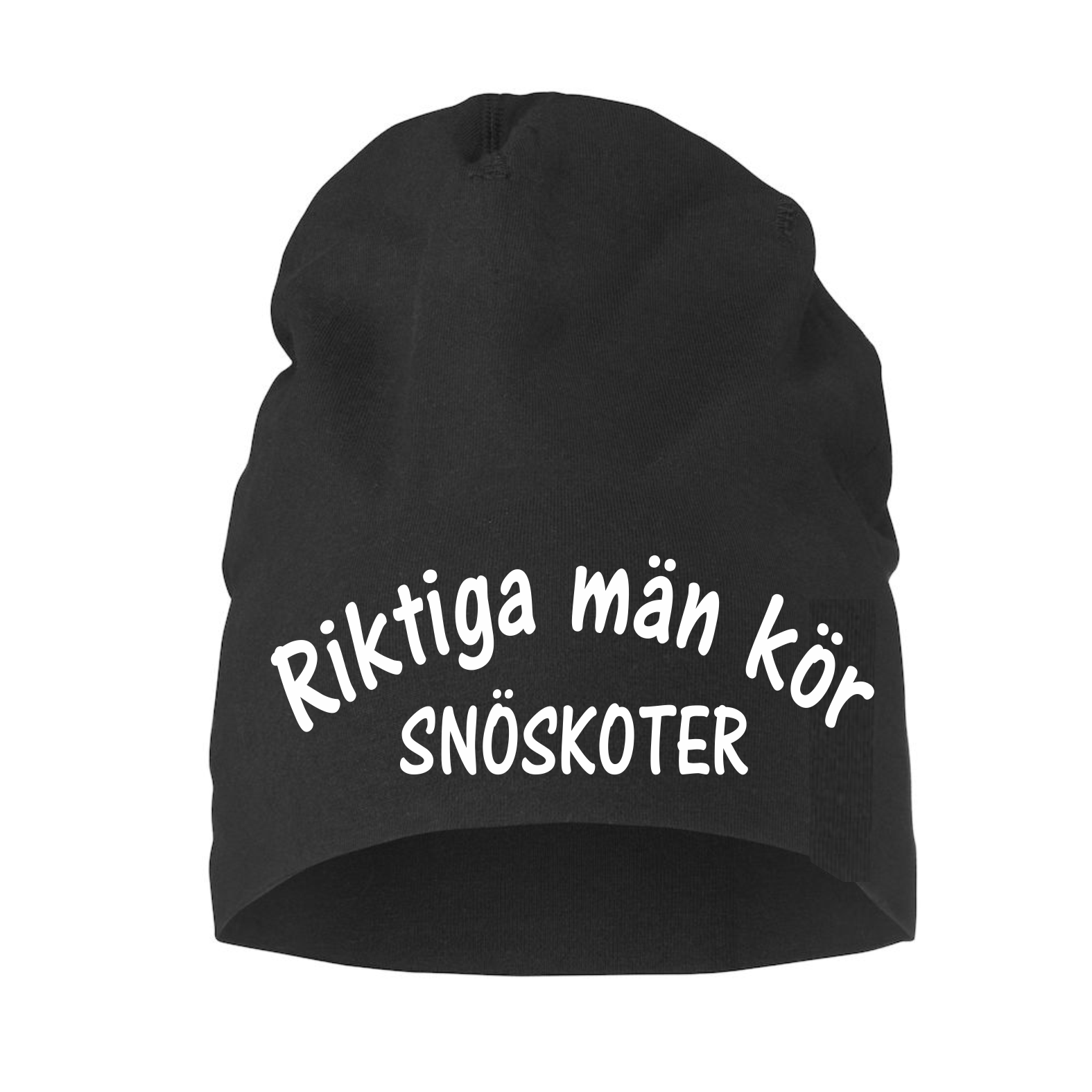 Mössa Riktiga Män Kör Snöskoter