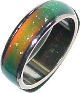 Moodring / Humörring med glitter 19 mm