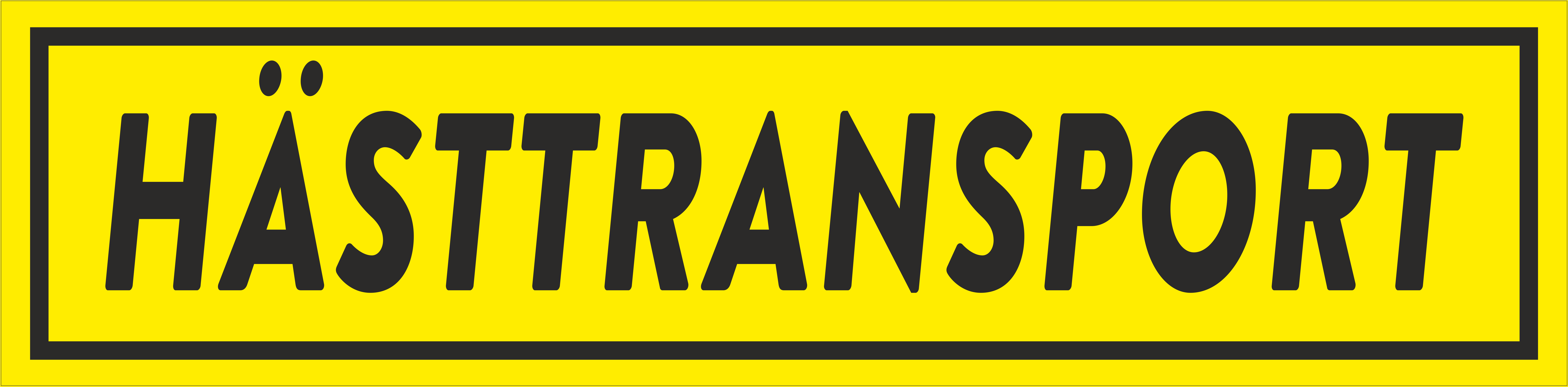 Dekal Hästtransport