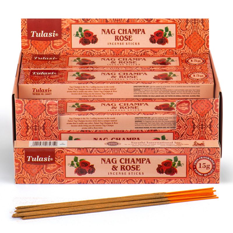 Rökelsestickor Nag Champa / Ros