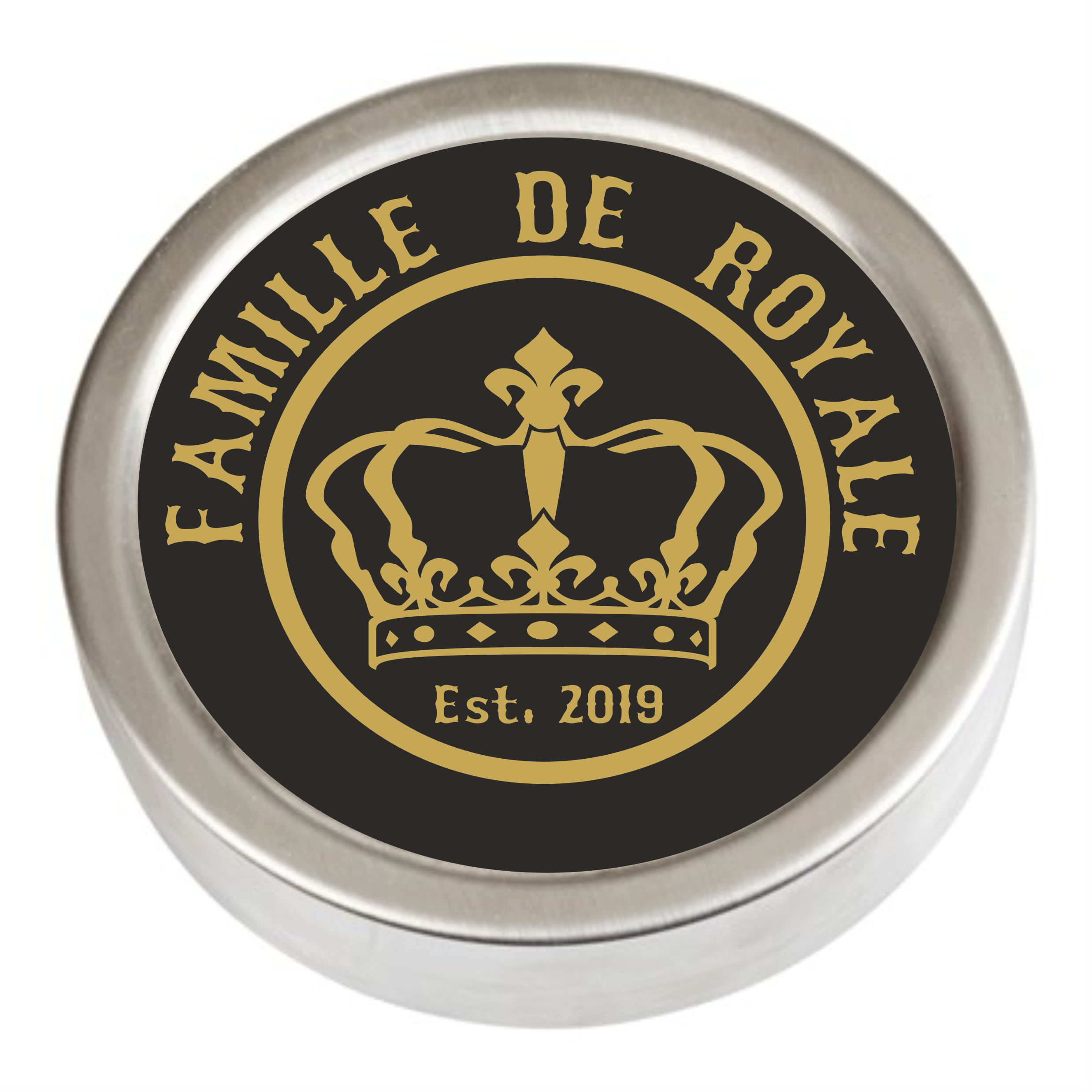 Snusdosa Rostfritt Stål  Famille de Royale 