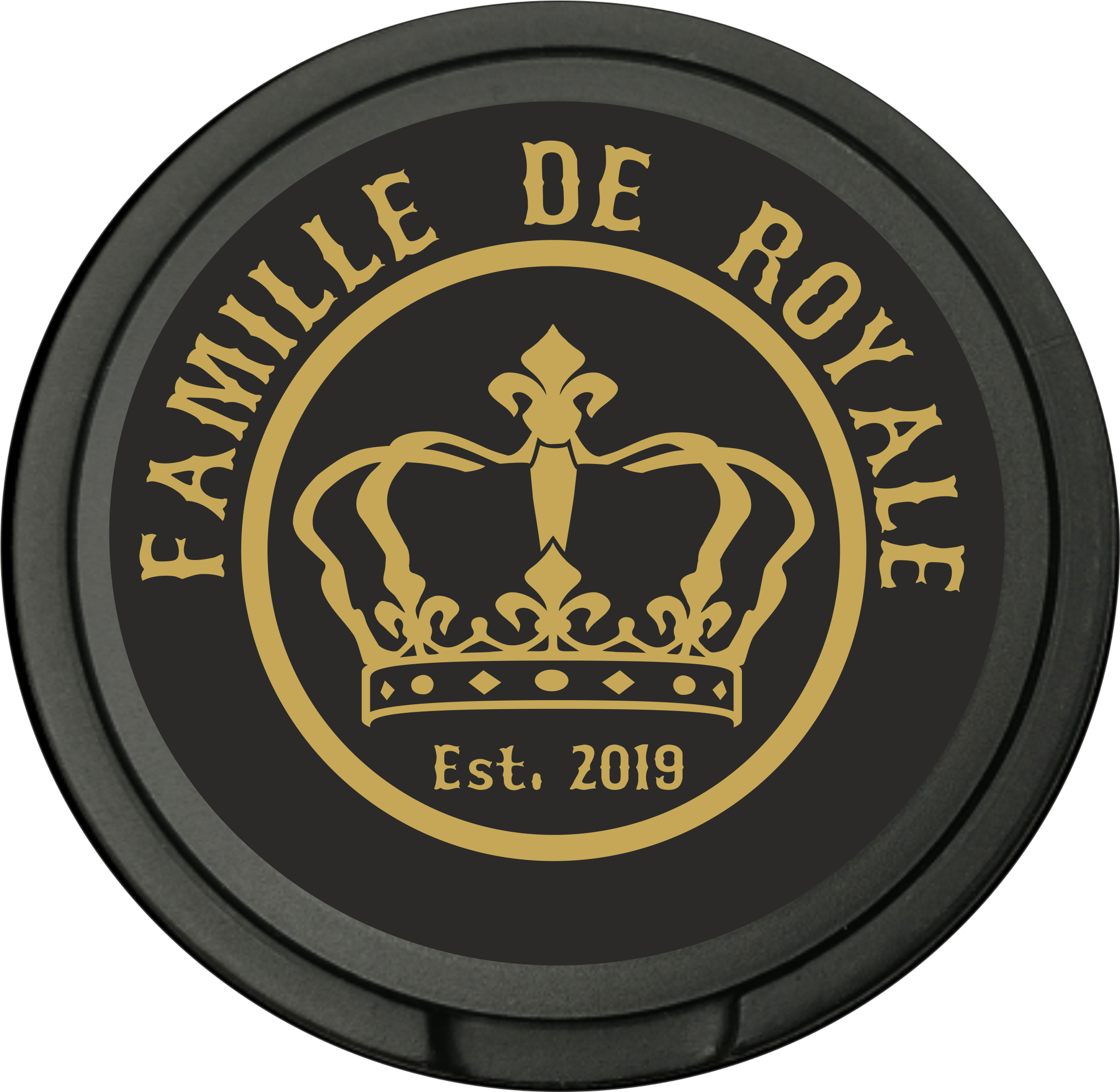 Snusdosa för portionssnus med dubbellock  Famille de Royale