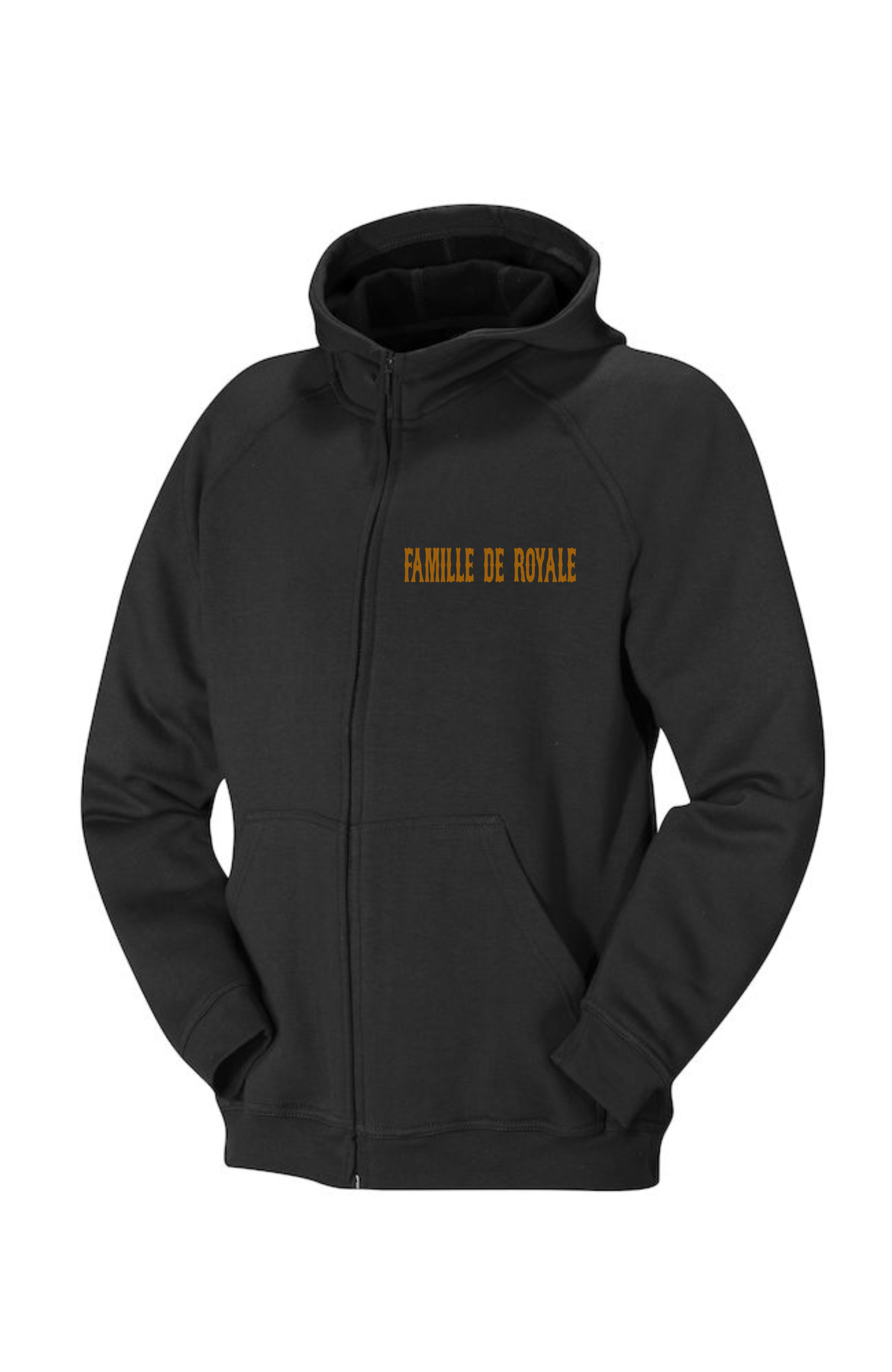HOOD FULLZIP unisex Famille de Royal  - 2