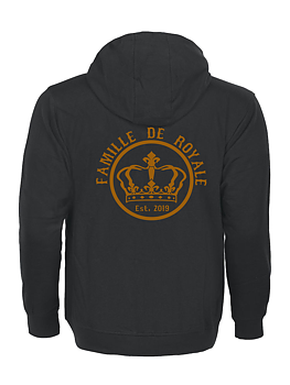 HOOD FULLZIP unisex Famille de Royal 