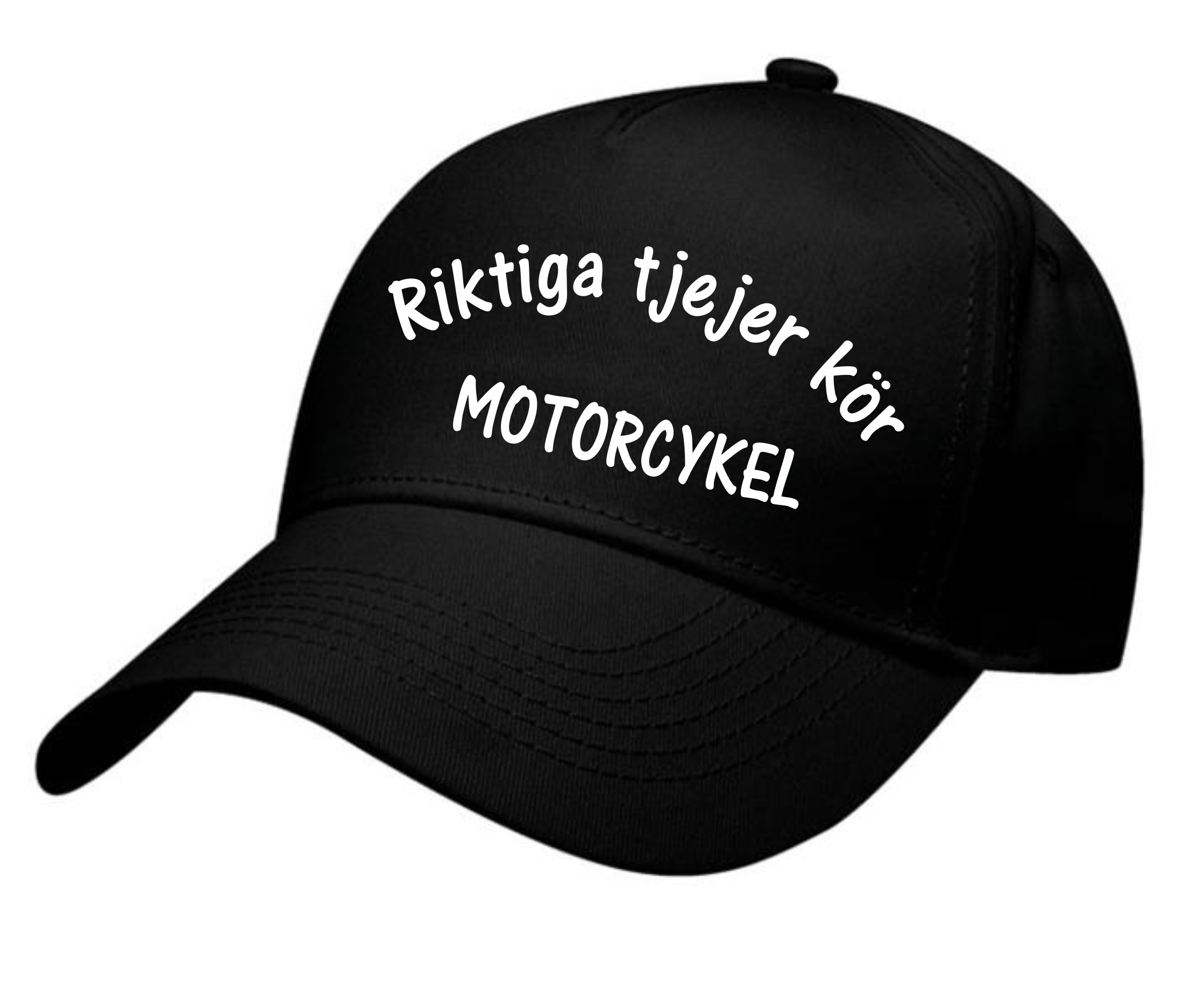 Keps svart Riktiga Tjejer kör Motorcykel - 3