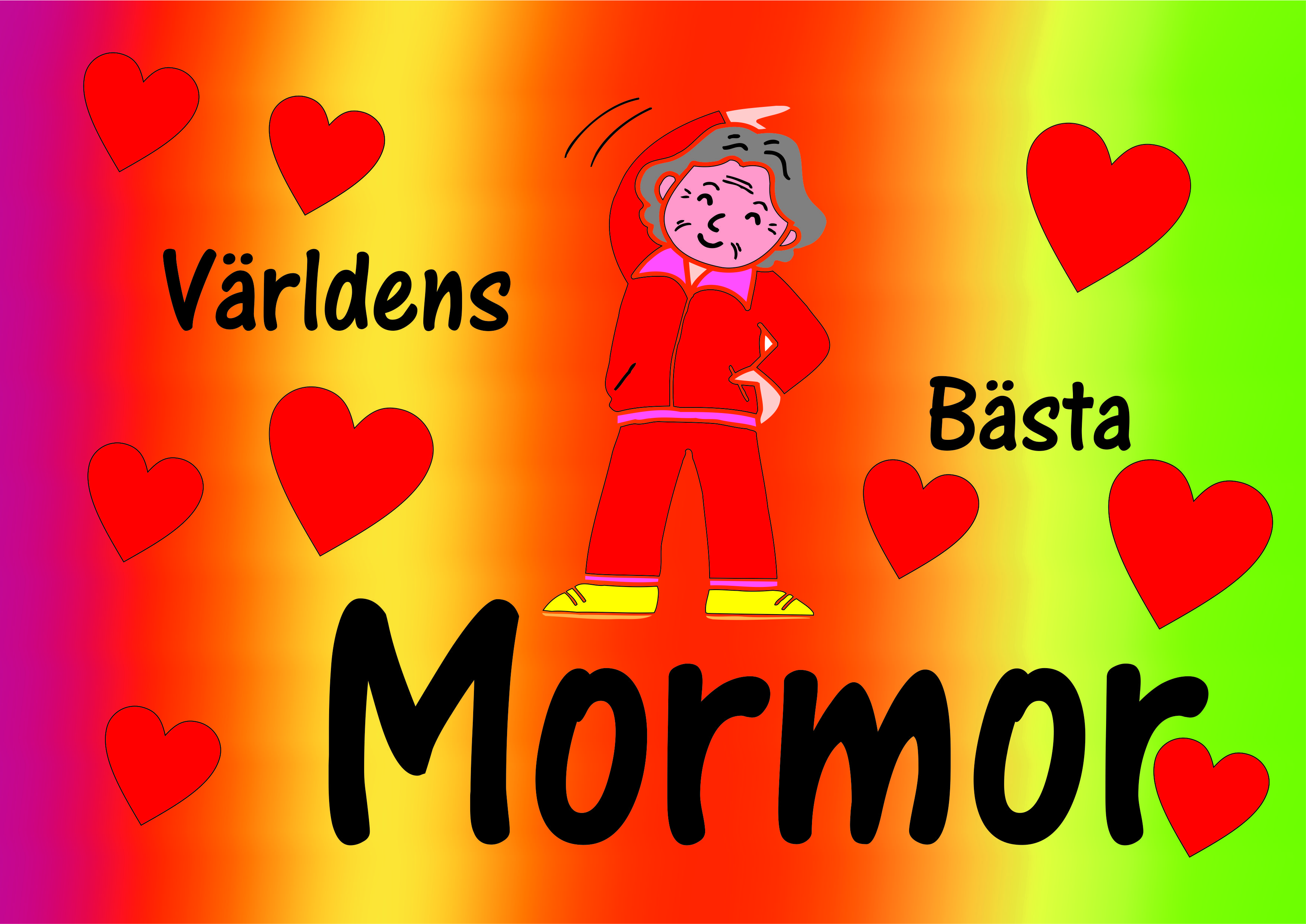 Pussel Världens Bästa Mormor