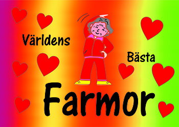Pussel Världens Bästa Farmor