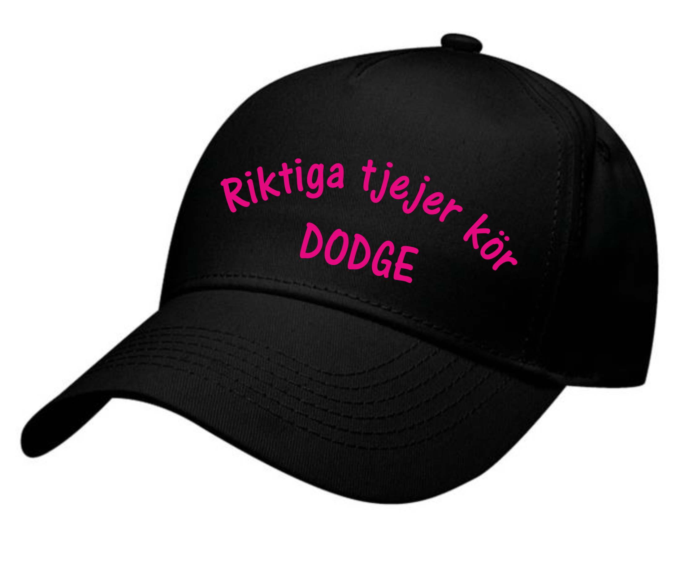 Keps svart Riktiga Tjejer Kör Dodge