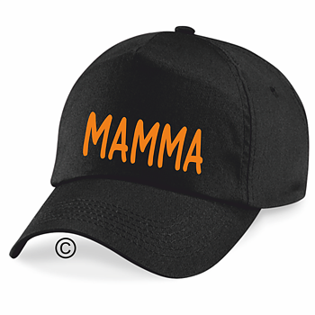 Keps svart  MAMMA