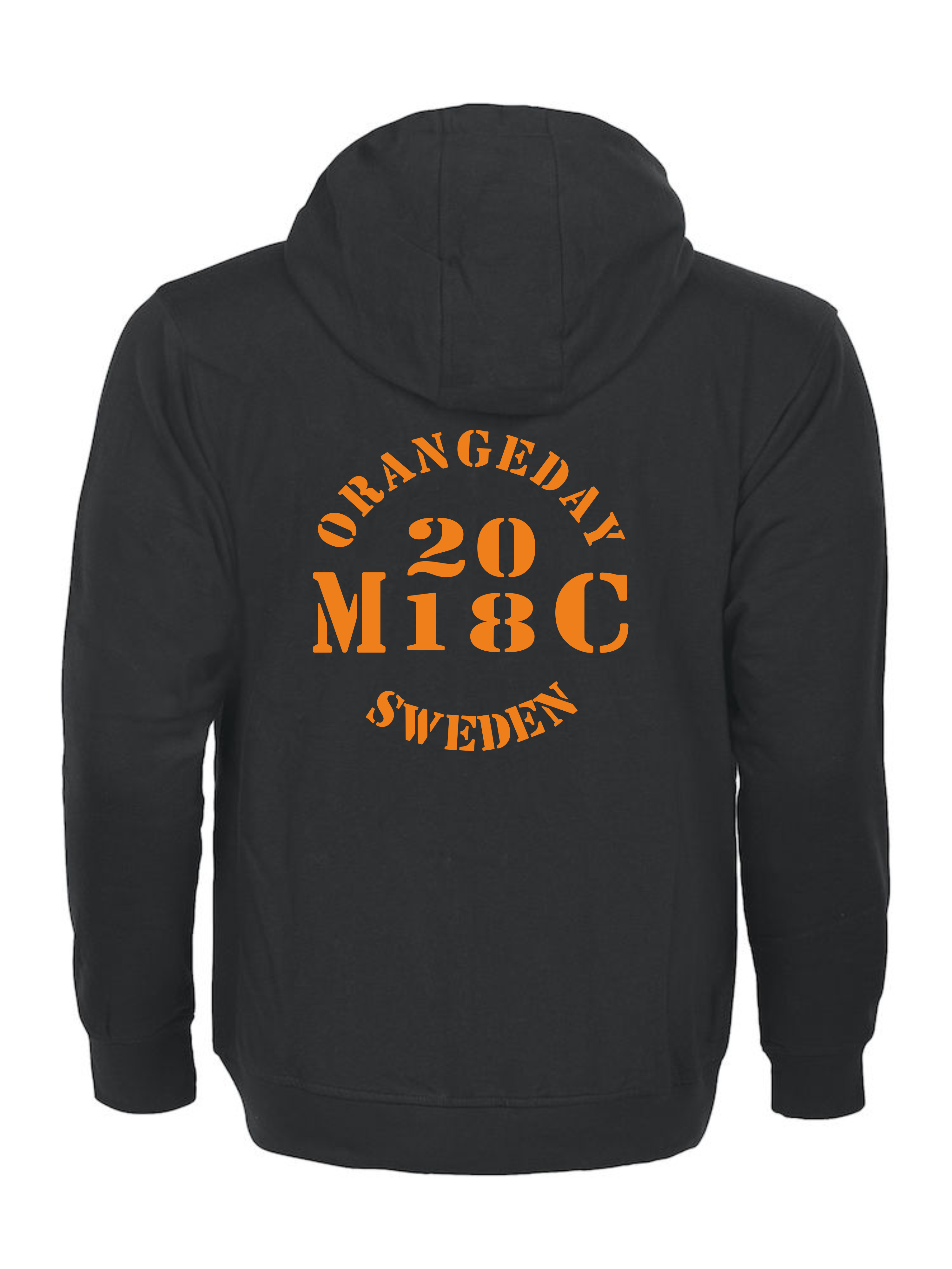 HOOD FULLZIP ORANGEDAYMC SWEDEN BIG SIZE XXXXL