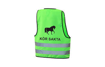 Reflexväst Häst Kör Sakta