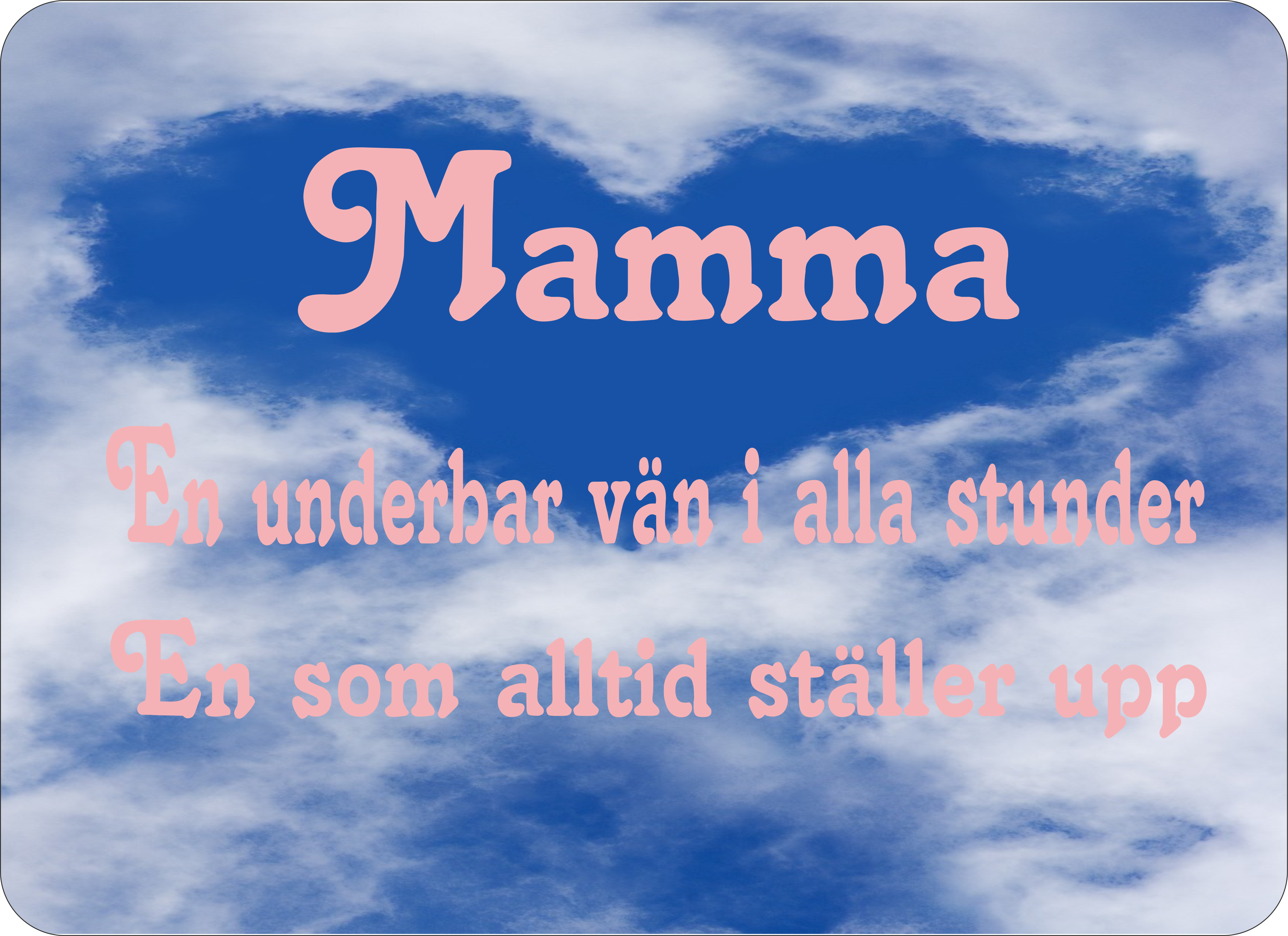 Pussel Mamma en underbar vän........