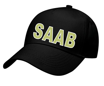 Keps svart  SAAB