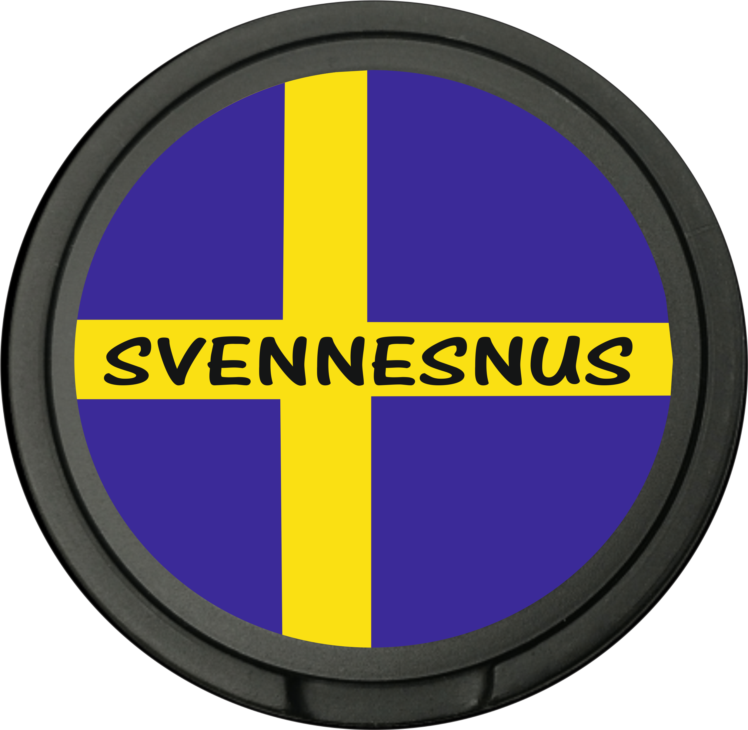 Snusdosa för portionssnus med dubbellock  Svennesnus
