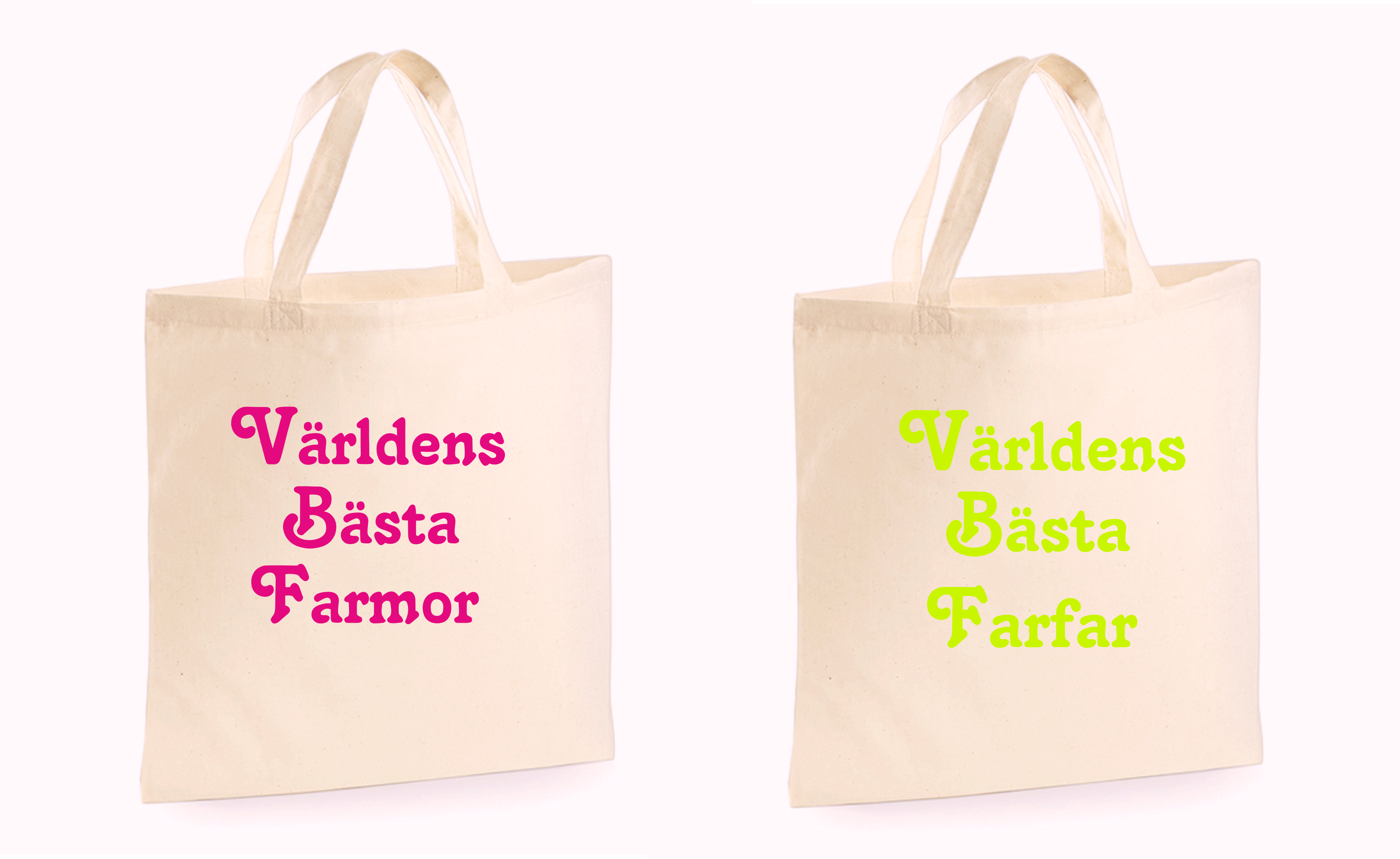 TYGKASSE 2 pack VB Farmor och Farfar  