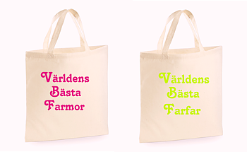 TYGKASSE 2 pack VB Farmor och Farfar  