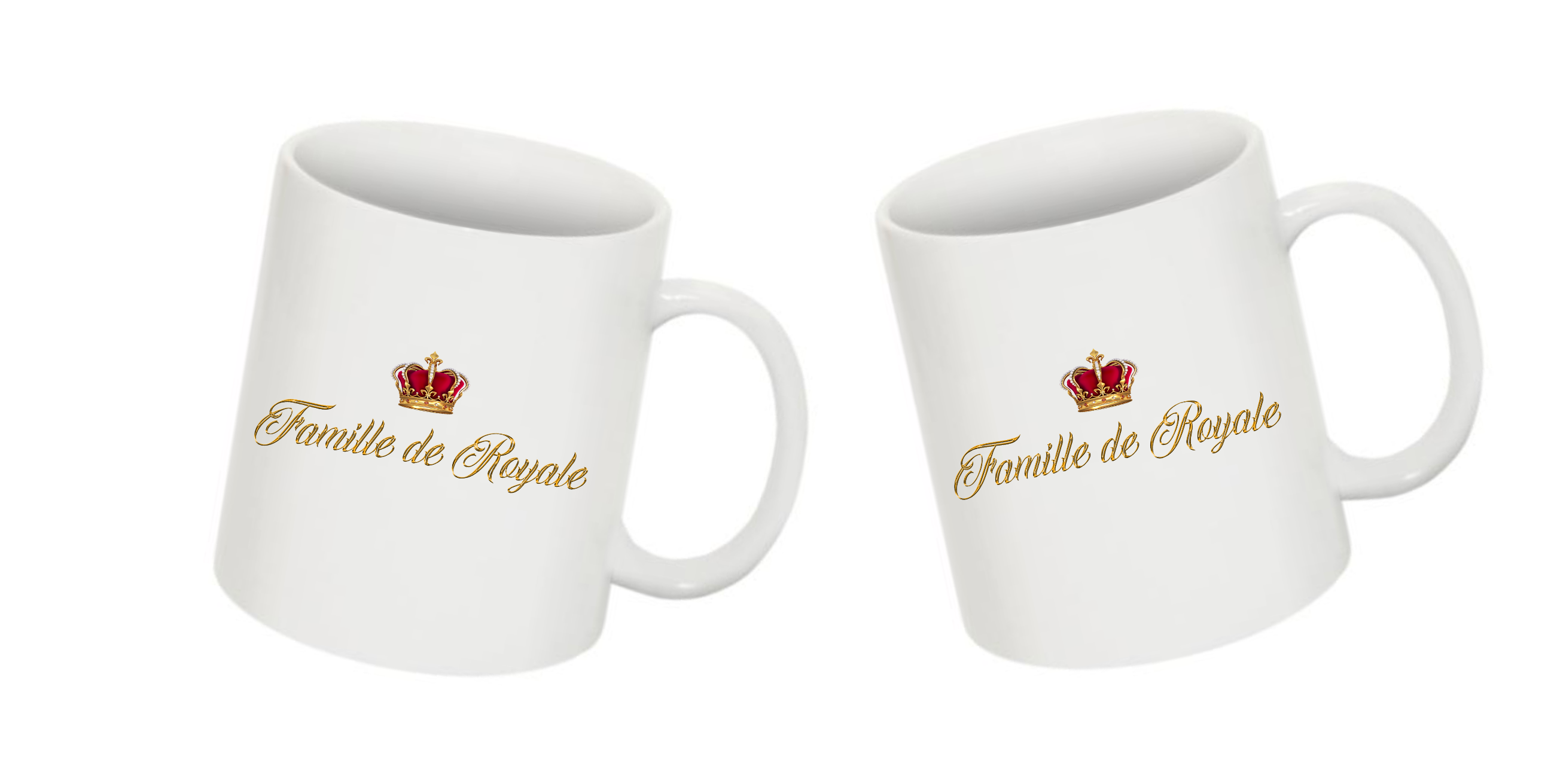 Mugg Famille de Royale 2 pack 