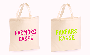 TYGKASSE 2 pack  Farmors och Farfars  kasse 