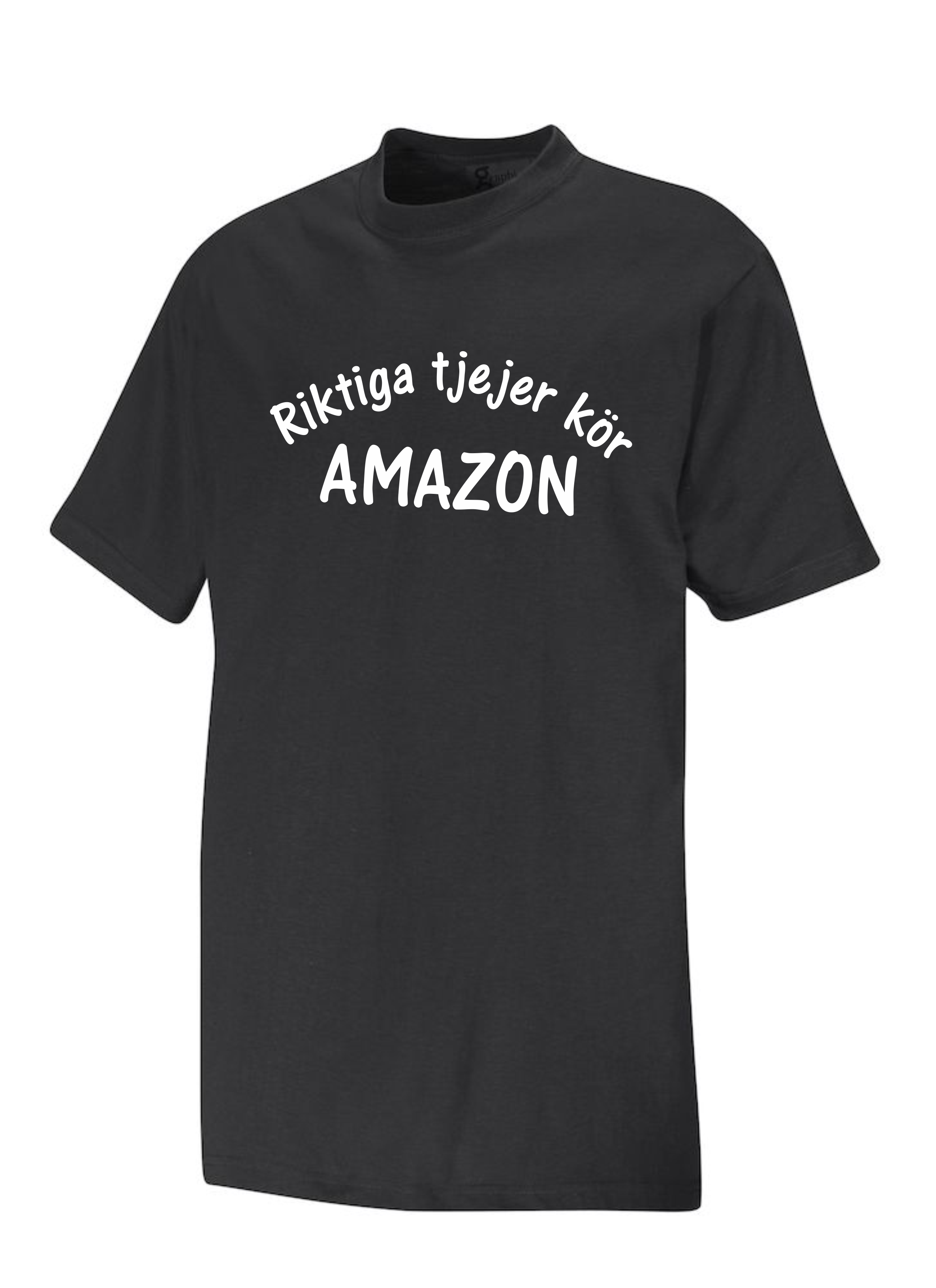 T-shirt  Riktiga Tjejer Kör Amazon