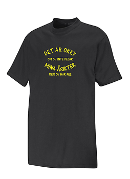 T-shirt   Det är okey......