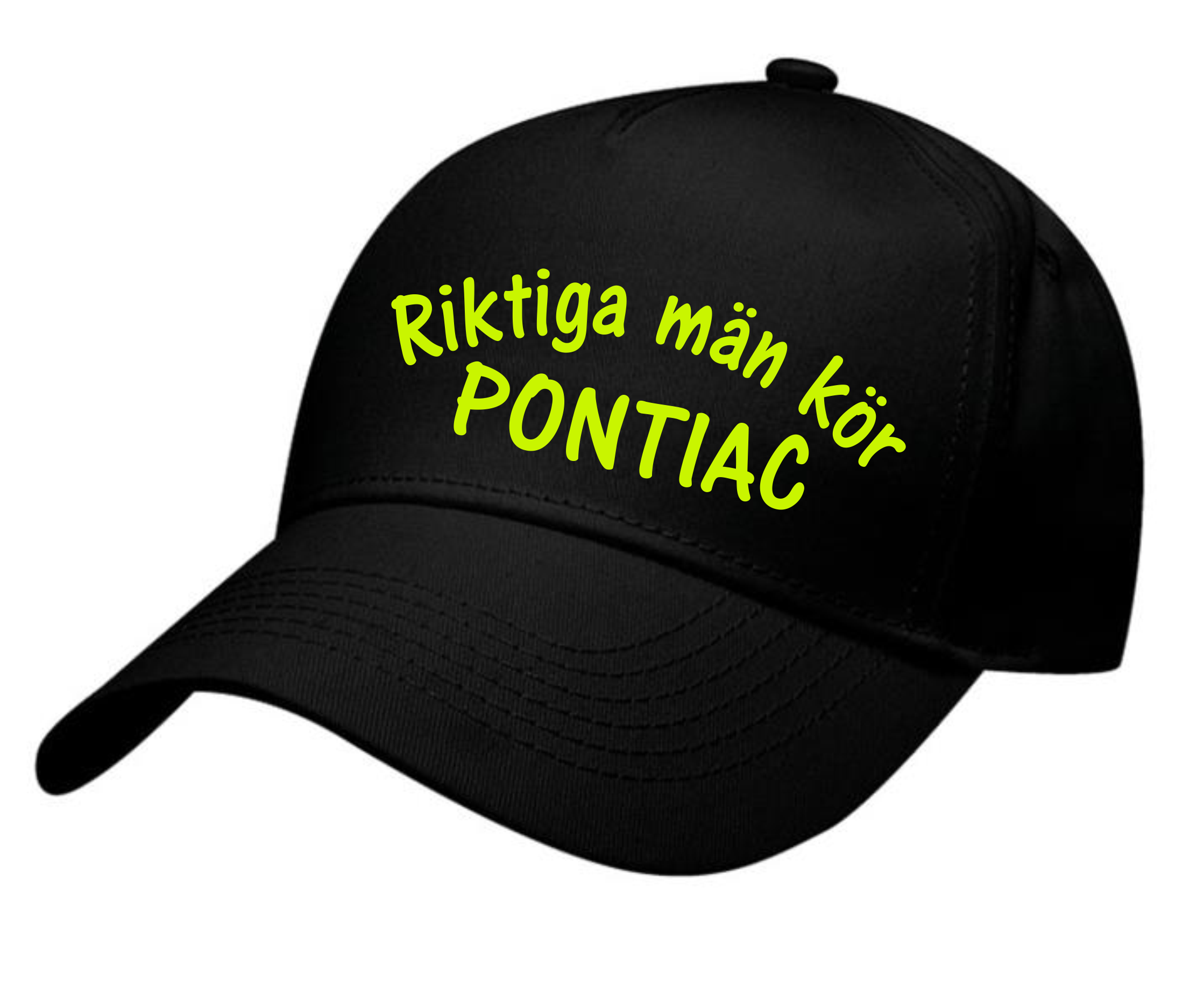 Keps svart Riktiga Män Kör Pontiac