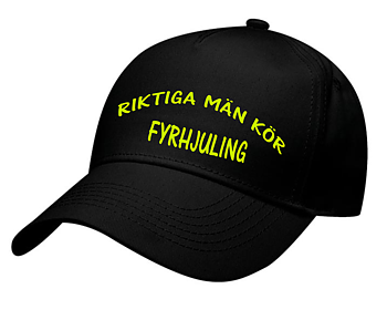 Keps Riktiga Män Kör Fyrhjuling