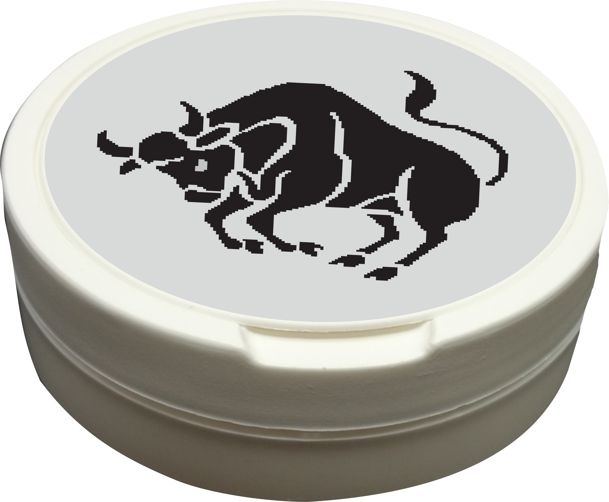 Snusdosa för portionssnus med dubbellock 3 i 1   Stjärntecken Oxen - 2