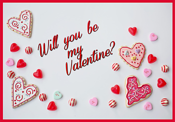 Pussel Rektangulärt Will You Be My Valentine