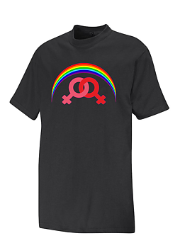 T-shirt  kvinna Regnbåge  