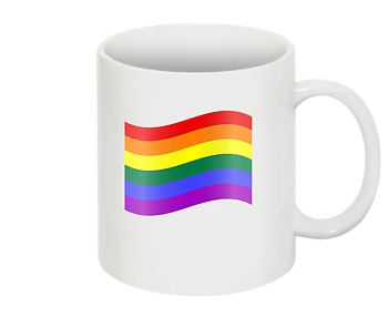 Mugg   Regnbågsflagga