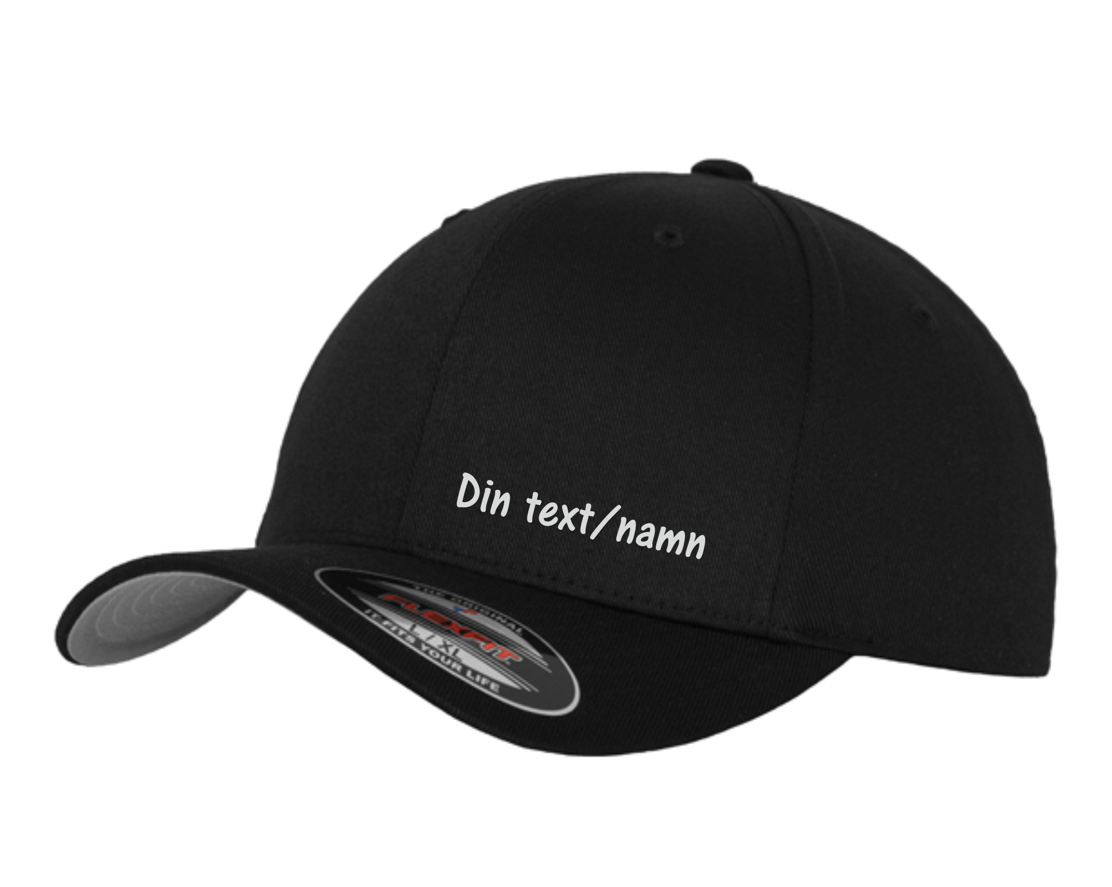 Keps  Flexfit Wooly Combed Cap med tryck  - 3
