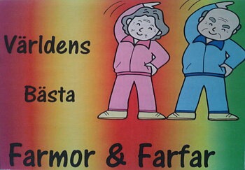 Pussel Världens Bästa Farmor & Farfar