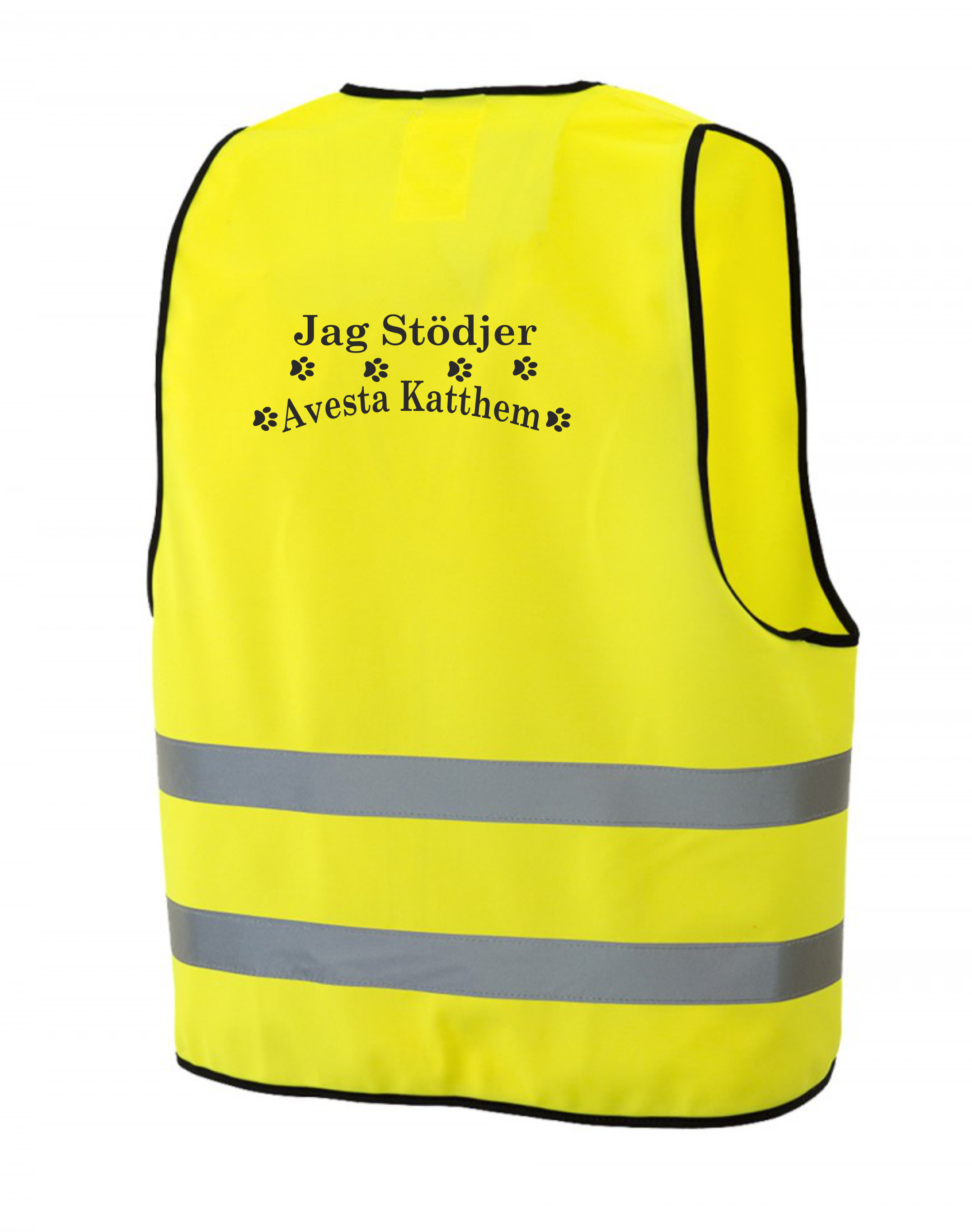 Reflexväst Jag Stödjer Avesta Katthem  - 3