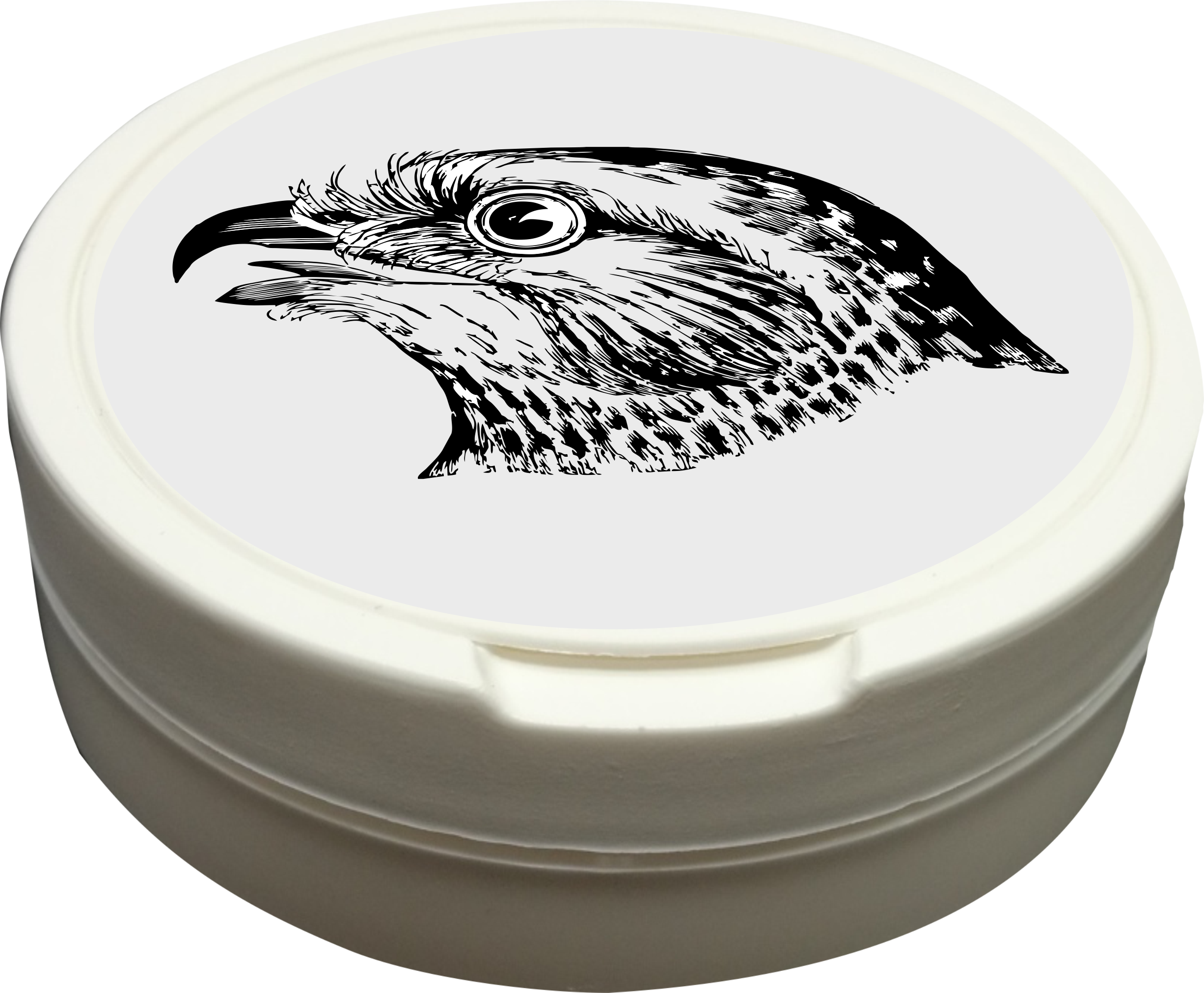 Snusdosa för portionssnus med dubbellock 3 i 1   Örnhuvud - 2
