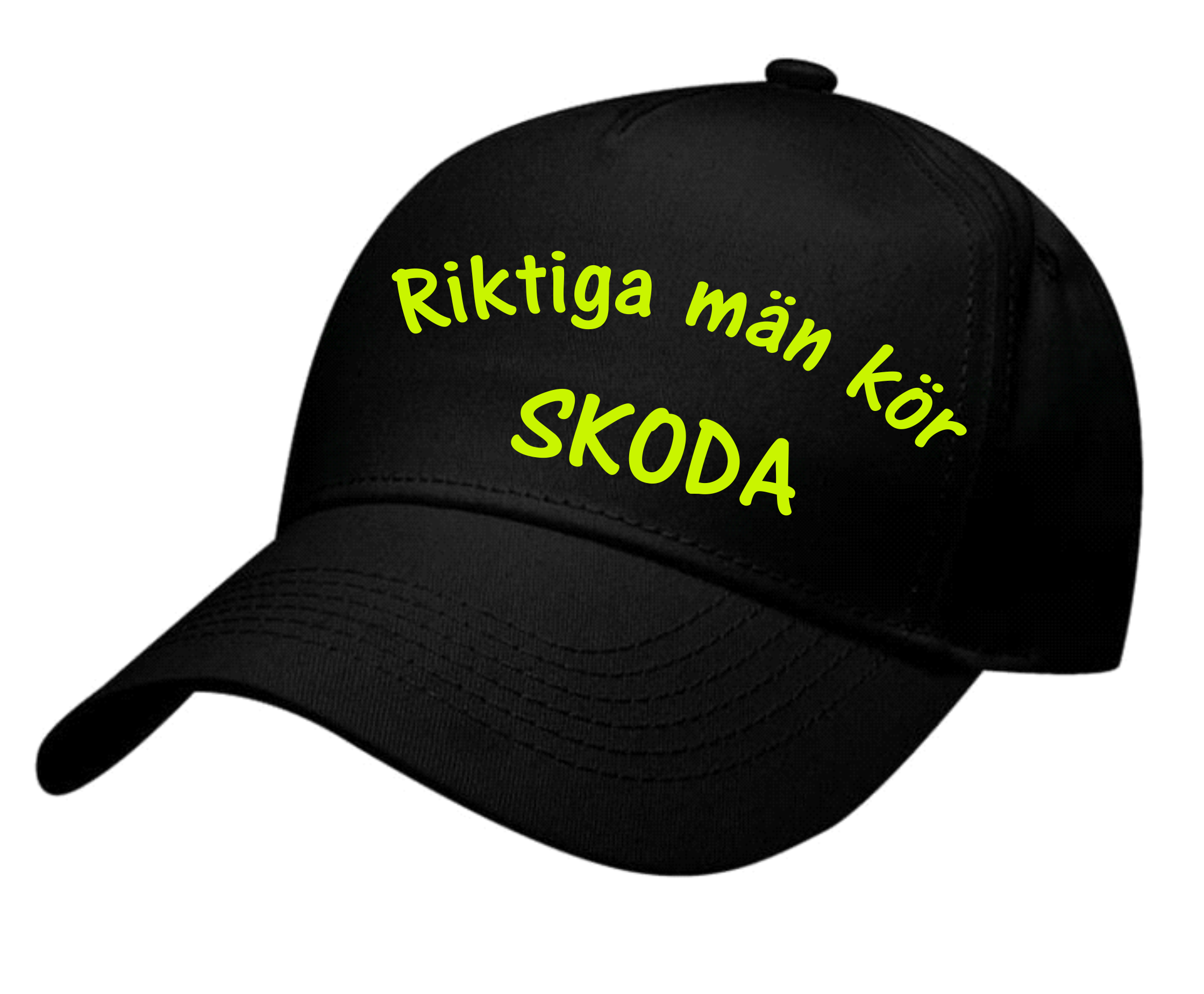 Keps svart Riktiga Män Kör Skoda - 2