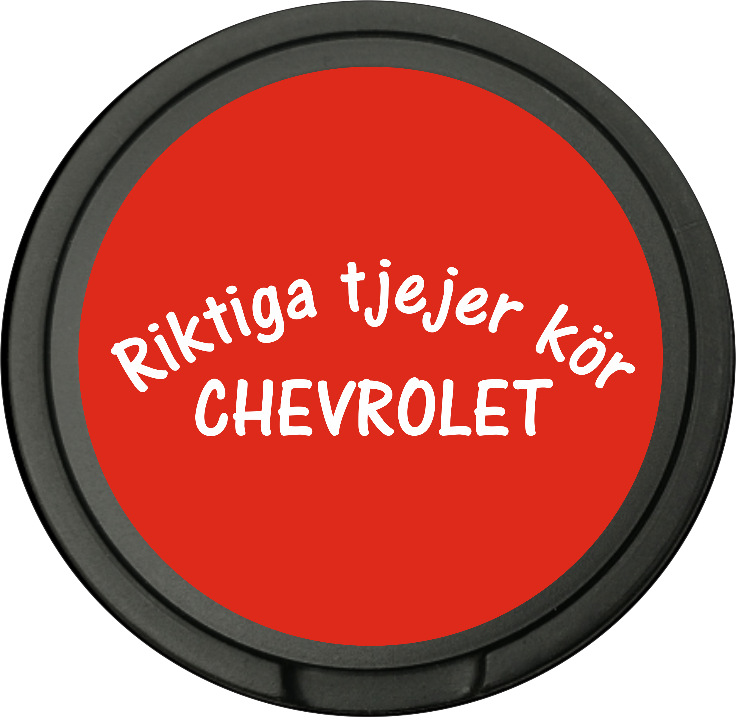Snusdosa för portionssnus med dubbellock  Riktiga Tjejer Kör Chevrolet