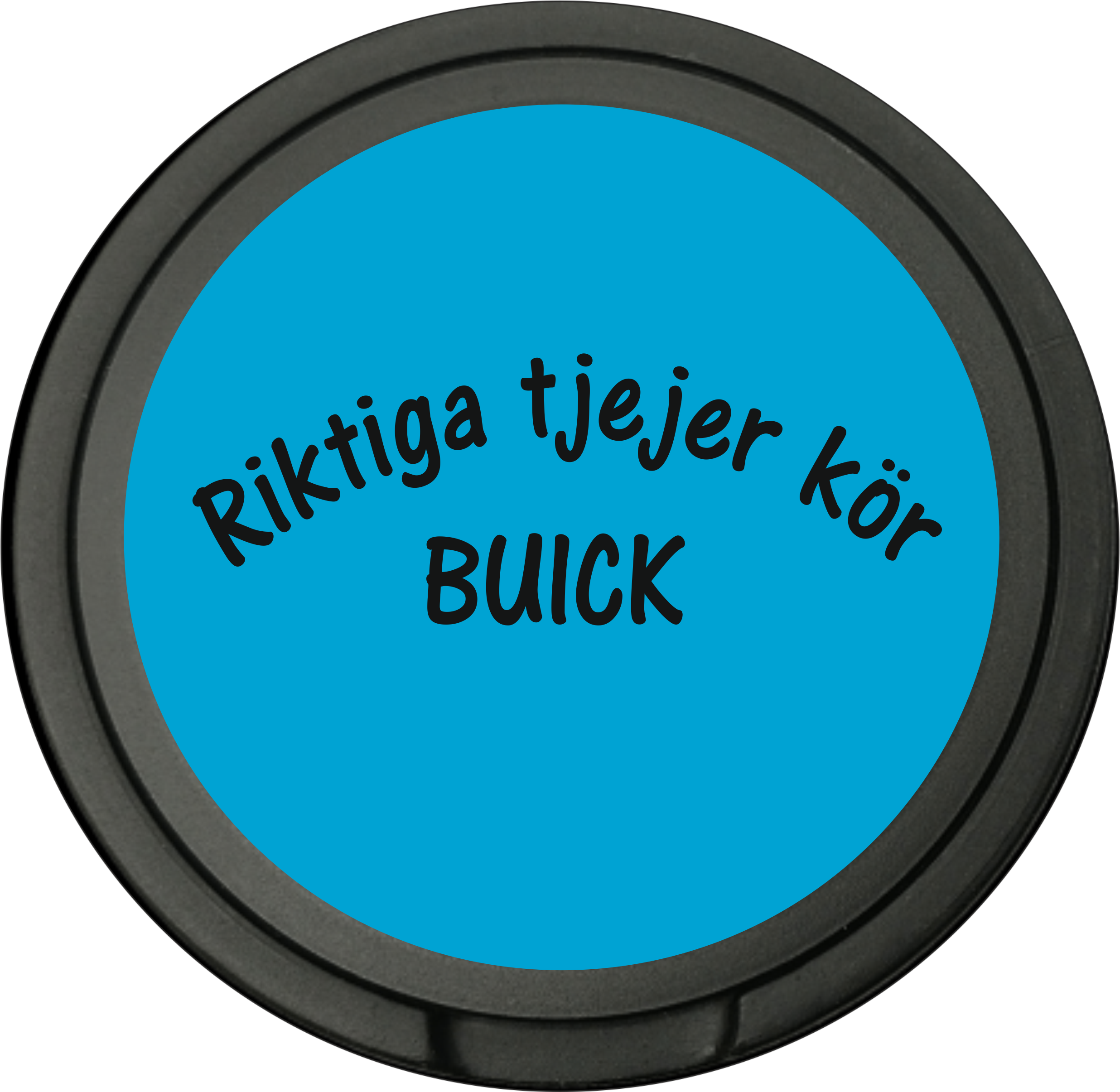 Snusdosa för portionssnus med dubbellock  Riktiga Tjejer Kör Buick