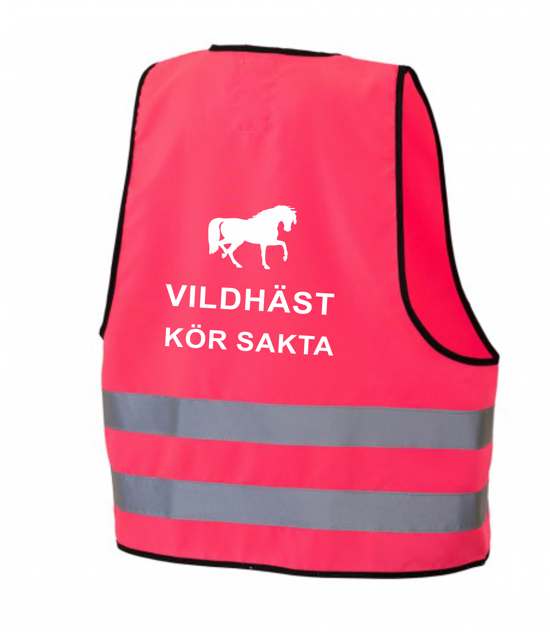 Reflexväst Vildhäst  kör sakta springande
