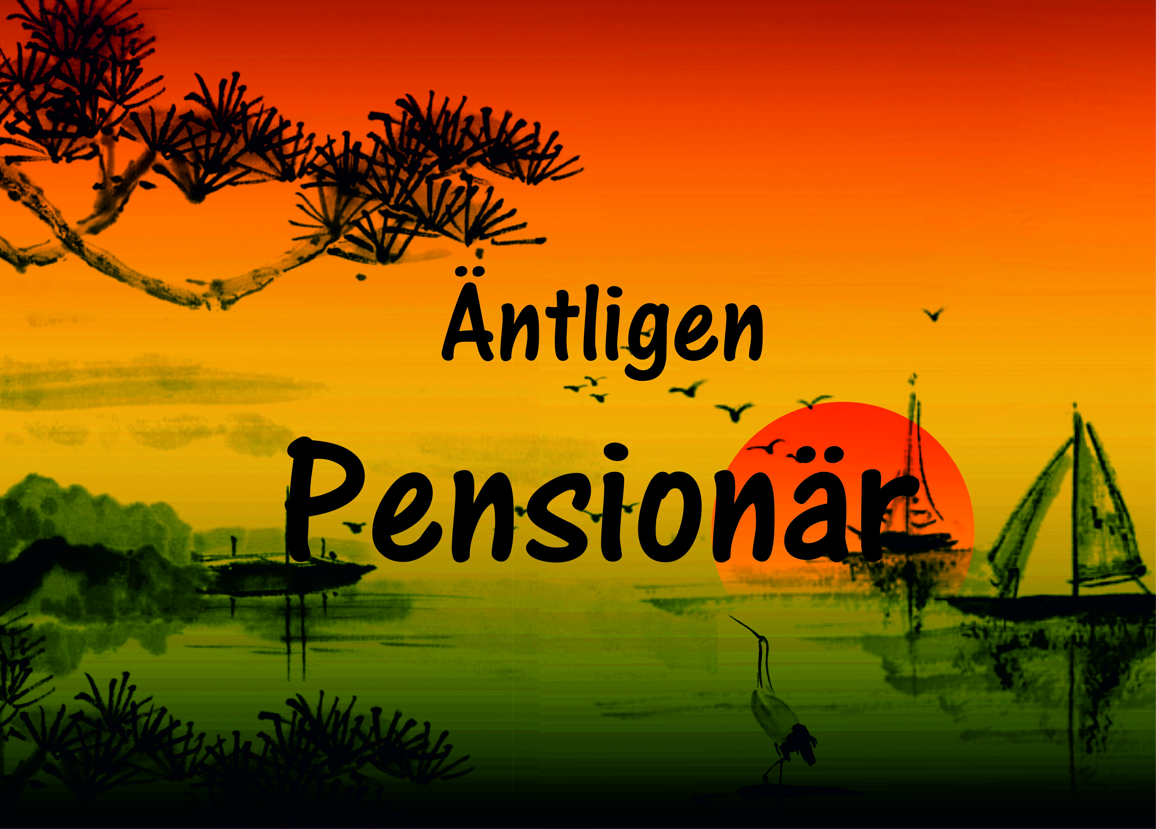 Pussel Äntligen Pensionär