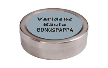 Snusdosa Rostfritt  Världens Bästa  Bonuspappa