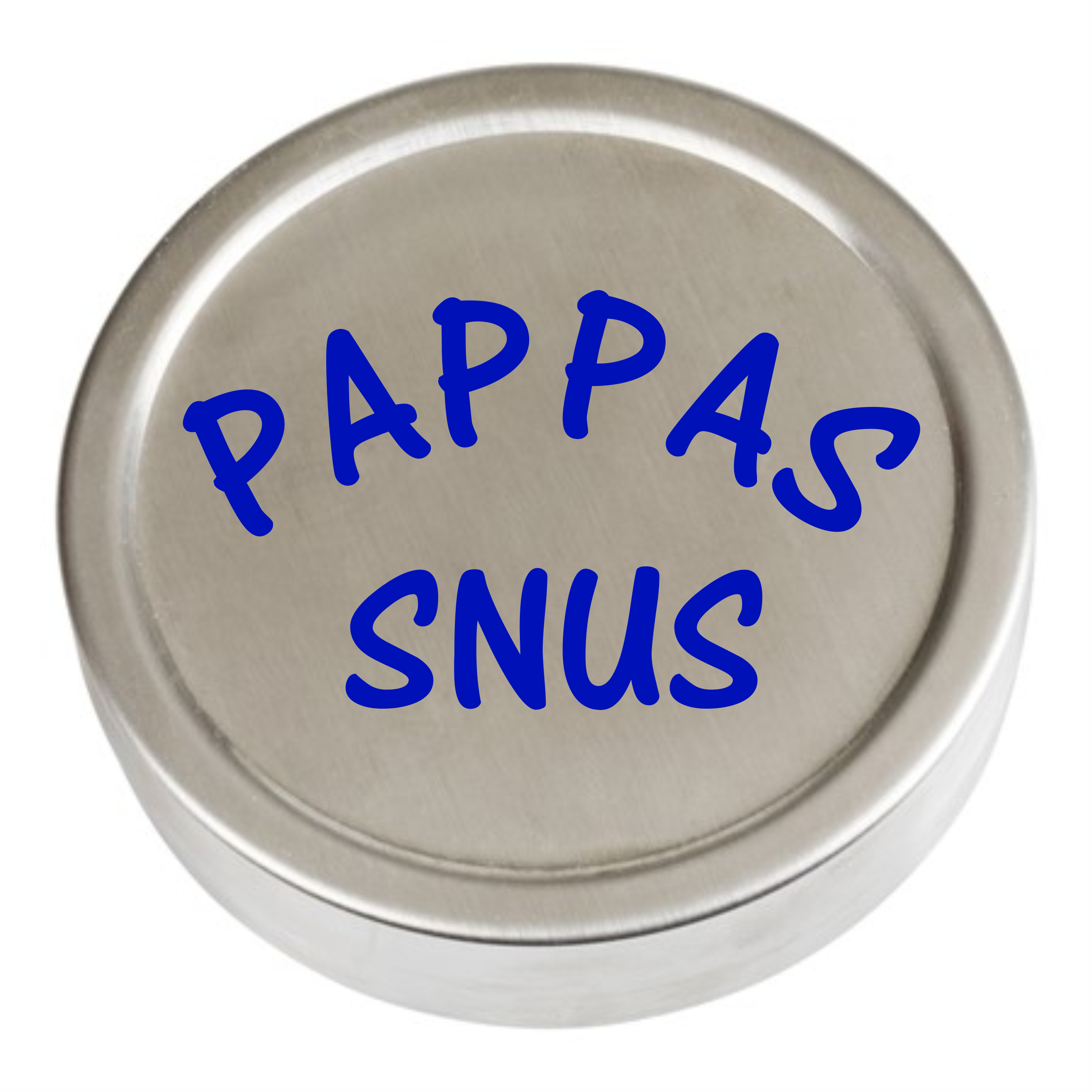 Snusdosa Rostfritt Stål  Pappas Snus